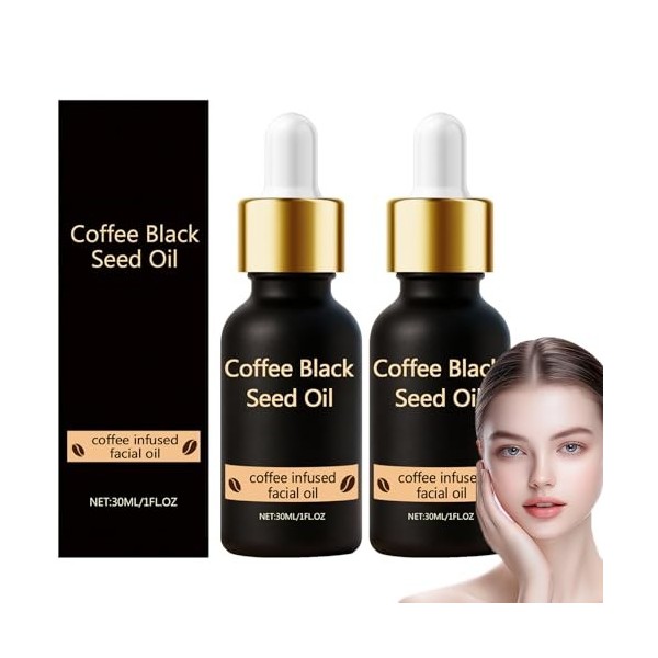Huile de café pour la peau, huile de nigelle pour la peau, sérums au café, huiles de graines de cafés pour la peaus, huiles f...