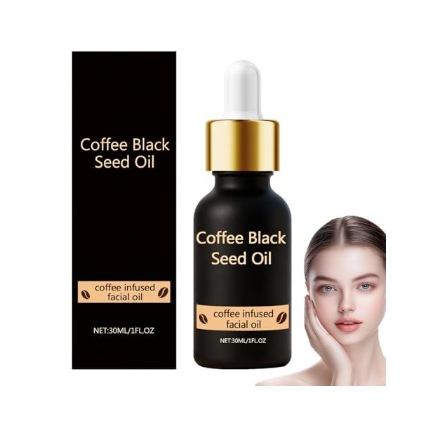 Huile de café pour la peau, huile de nigelle pour la peau, sérums au café, huiles de graines de cafés pour la peaus, huiles f...