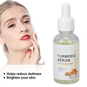 Sérum Correcteur de Taches Brunes au Curcuma, Sérum pour le Visage Réparateur au Curcuma, Sérum éclaircissant pour le Visage 