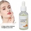 Sérum Correcteur de Taches Brunes au Curcuma, Sérum pour le Visage Réparateur au Curcuma, Sérum éclaircissant pour le Visage