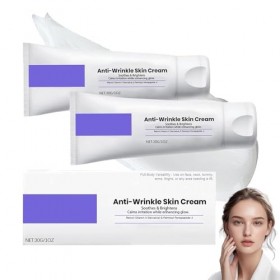 2pcs Jorondy Crème anti-rides pour éliminer, Crème rampante pour réduire les rides, pour une peau plus serrée et plus douce