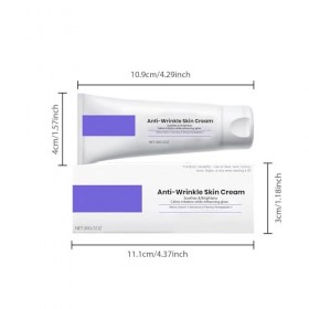 2pcs Jorondy Crème anti-rides pour éliminer, Crème rampante pour réduire les rides, pour une peau plus serrée et plus douce