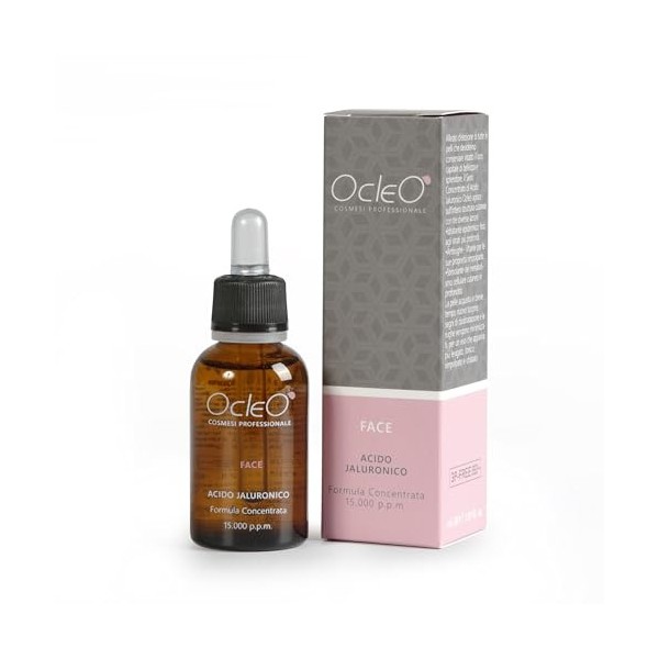 Ocleò Acide hyaluronique, formule concentrée 15 000 p.p.m., 30 ml