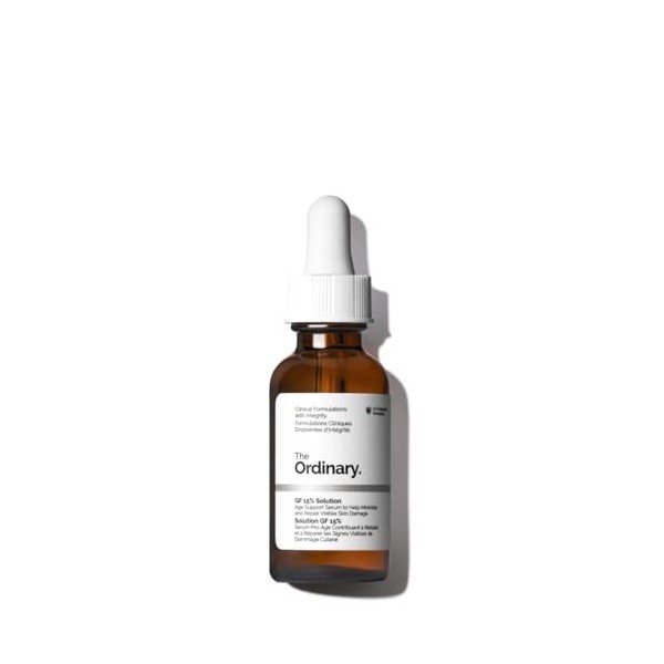 The Ordinary Solution GF 15%, Formule anti-vieillissement pour une réparation visible de la peau et des rides, 30 ml