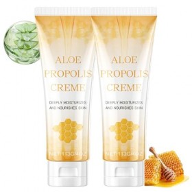 Crème à laloe propolis, pommade à la propolis pour peaux sèches et irritées, hydratation en profondeur pour le visage et le 