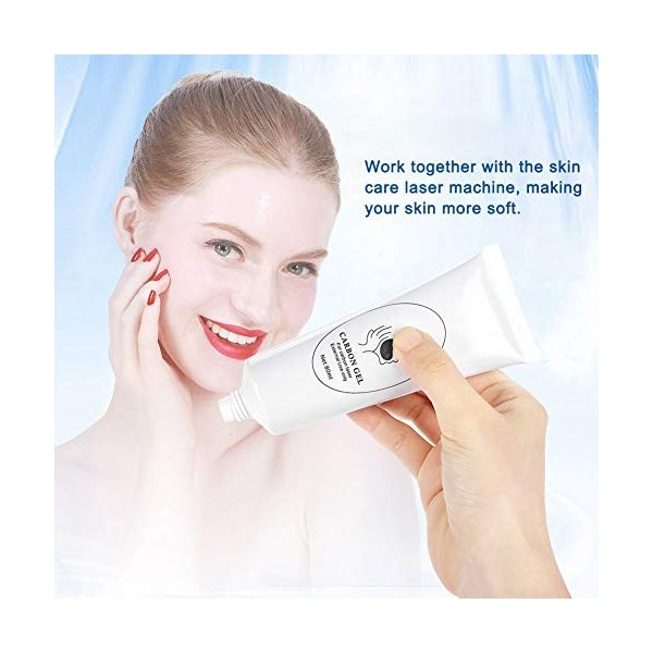 Alvinlite Crème Au Carbone 80g, Gel pour Le Rajeunissement de la Peau, Blanchiment de la Peau, Nettoyage en Profondeur