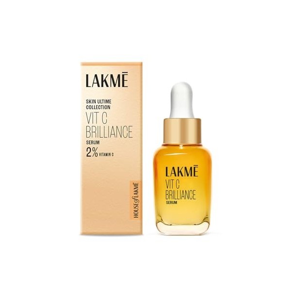 Lakme LFWY100 Sérum visage 9to5 à la vitamine C+, pour une peau nourrie et lumineuse avec vitamine C riche en antioxydants et
