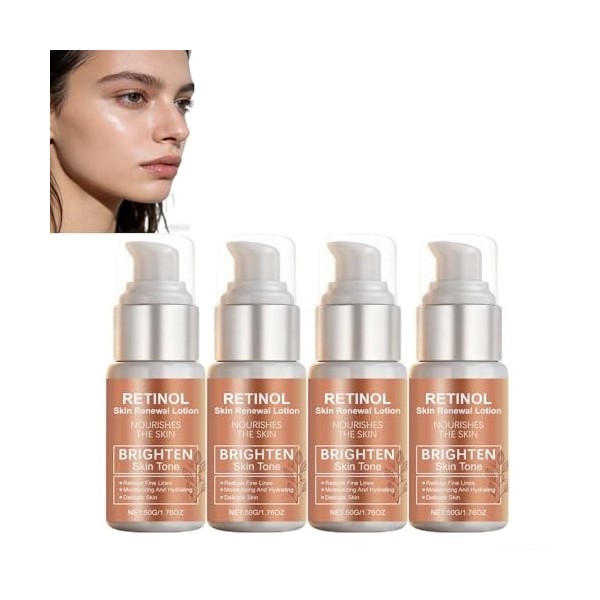 Sérum régénérant au rétinol, sérum hydratant pour le visage, soin quotidien raffermissant et liftant, atténue lapparence des ...