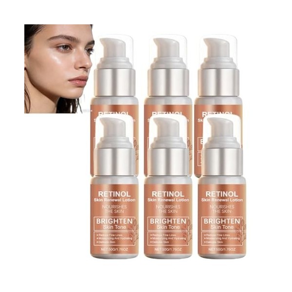 Sérum régénérant au rétinol, sérum hydratant pour le visage, soin quotidien raffermissant et liftant, atténue lapparence des ...