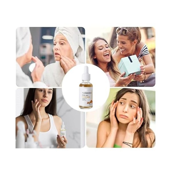 30ml Spot Remover Hydrating Turmeric Serums, Facial Brightening Serum, Spot Lightening Serum, Repairing & Hydrating Moisturiz...