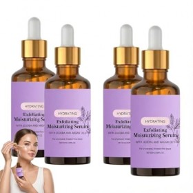 Sérum exfoliant et hydratant pour le visage - Sérum hydratant pour le visage - Pour peaux sèches, grasses et sensibles - Séru...