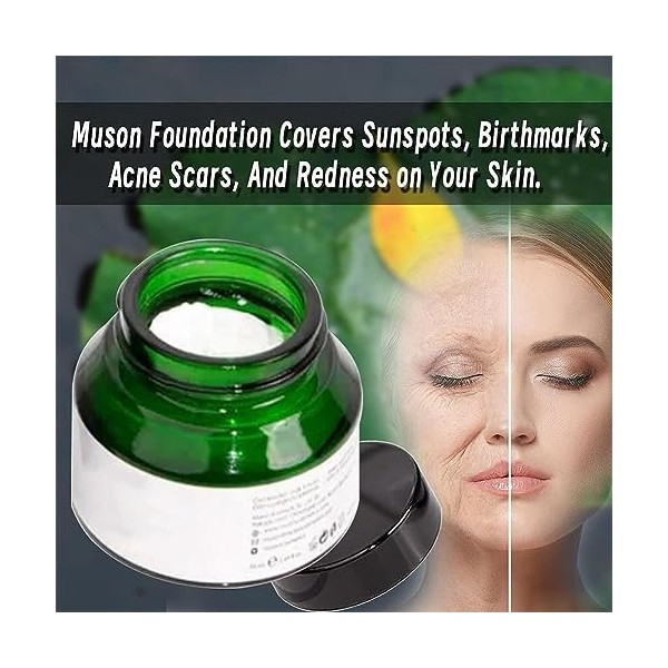 Muson Arabia Lot de 3 crèmes magiques Muson Arabia, crème magique riche en collagène et hyaluronique, fond de teint Muson ant...