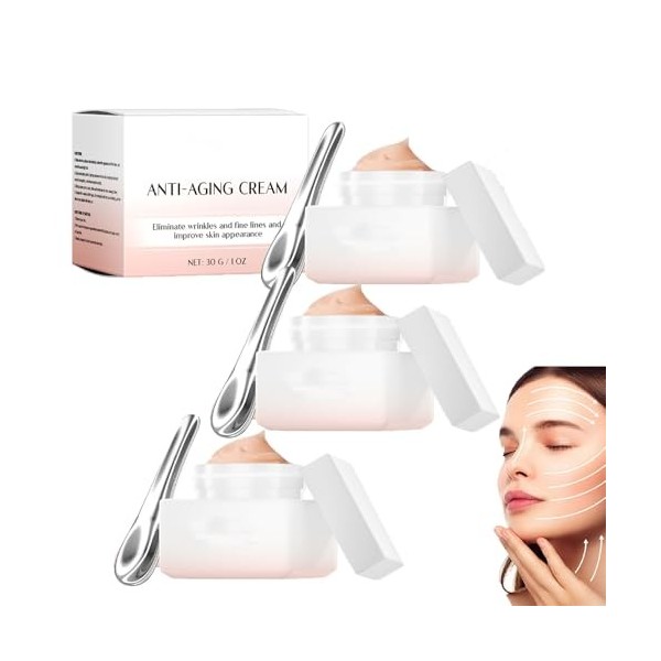 Sérum combleur anti-rides, crème anti-rides, crème visage anti-âge lissante, sérum hydratant, vitamine C,peptides réduisant l...