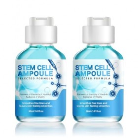 Rhum Se À Cellules Souches Pour Le Visage, Au Pouvoir Actif Botanique, 2 Flacons, Booster Dampoule De Sérum Microneedling, H