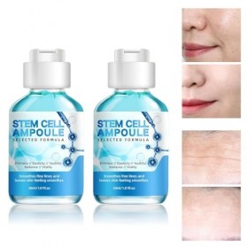 Rhum Se À Cellules Souches Pour Le Visage, Au Pouvoir Actif Botanique, 2 Flacons, Booster Dampoule De Sérum Microneedling, H