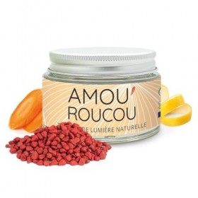 Crème visage AMOUROUCOU Bio - Roucou, Carotte, Acide hyaluronique - Anti-âge & Eclat - Fabriquée en France - 50ml - PROPOSN