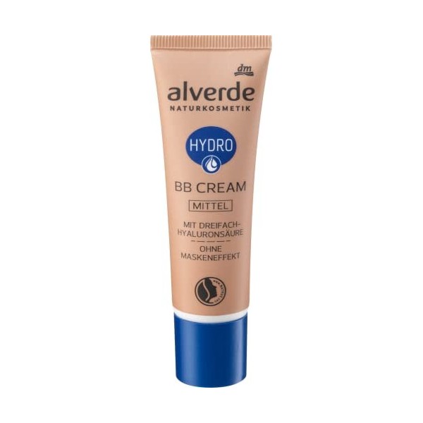 alverde NATURKOSMETIK Crème de jour teintée Hydro BB Crème de jour Medium 30 ml