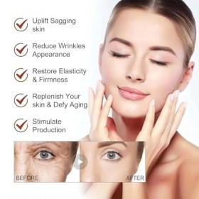 Crème anti-rides or et collagène, crème coréenne au collagène doré, hydratante anti-rides pour le visage, hydratation profond...