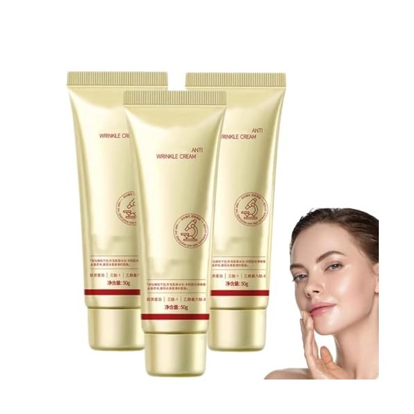 Crème anti-rides or et collagène, crème coréenne au collagène doré, hydratante anti-rides pour le visage, hydratation profond...