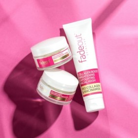 Fade Out Collagen Boost Brightening Exfoliating Facial Wash with Pro-Collagen and Niacinamide Crème Jour et Nuit