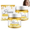 Crème Apaisante au Miel Hydratant Léger pour Tous les Types de Peau Crèmes pour le Visage Non Grasses Taille Voyage 2pcs Crè...