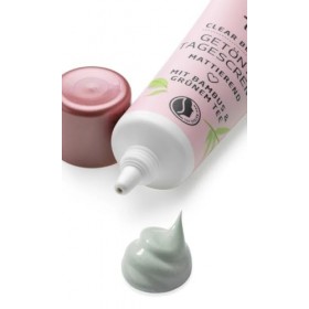 Alverde Naturkosmetic Crème de jour teintée matifiante 30 ml avec extrait de bambou et de thé vert