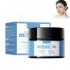 Crème anti-rides au rétinol pour le visage - 60 g - Crème hydratante pour le visage - Apaise et atténue les rides - Crème ant