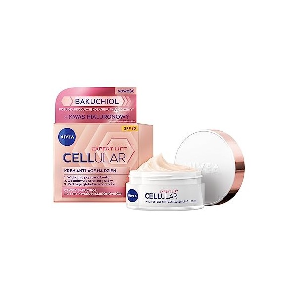 NIVEA HYALURON CELLULAR FILLER + RECONSTRUCTION FLEXIBILITÉ Crème de jour Anti-rides 50ml