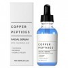 Sérum doux aux peptides de cuivre, Sérum visage aux peptides de cuivre, avec acide hyaluronique - Sérum visage anti-âge pour ...