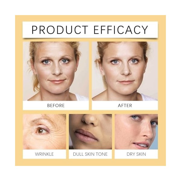 Sérum anti-rides au ginseng – Hydratation profonde et soin anti-rides à lextrait de ginseng, à lacide hyaluronique et à la C...