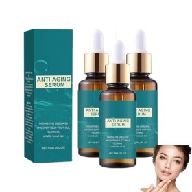 Sérum anti-aageux pour les femmes - lhumidité de la création, lhydratation, réduit les ridules et les rides, décollant des C...
