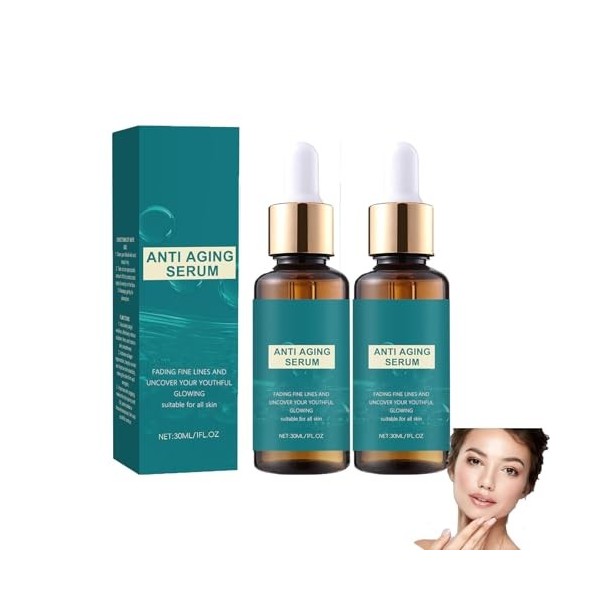 Sérum anti-aageux pour les femmes - lhumidité de la création, lhydratation, réduit les ridules et les rides, décollant des C...