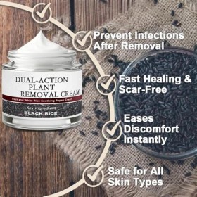 Crème réparatrice pour la peau au riz noir, crème réparatrice multi-effets au riz noir, raffermissante et anti-rides, rafferm...