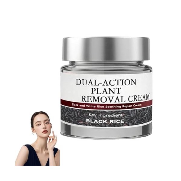 Crème réparatrice pour la peau au riz noir, crème réparatrice multi-effets au riz noir, raffermissante et anti-rides, rafferm...