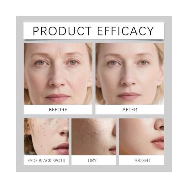 Crème raffermissante au collagène et aux peptides polypeptidiques – Hydratant micromoléculaire anti-rides pour le visage pour...