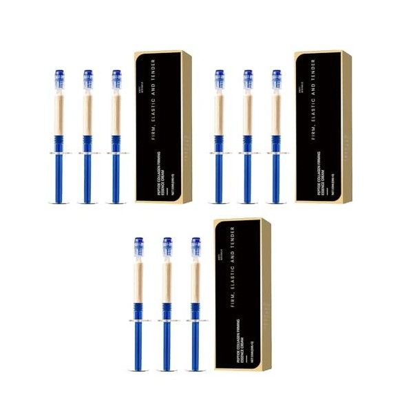 Crème raffermissante au collagène et aux peptides polypeptidiques – Hydratant micromoléculaire anti-rides pour le visage pour...