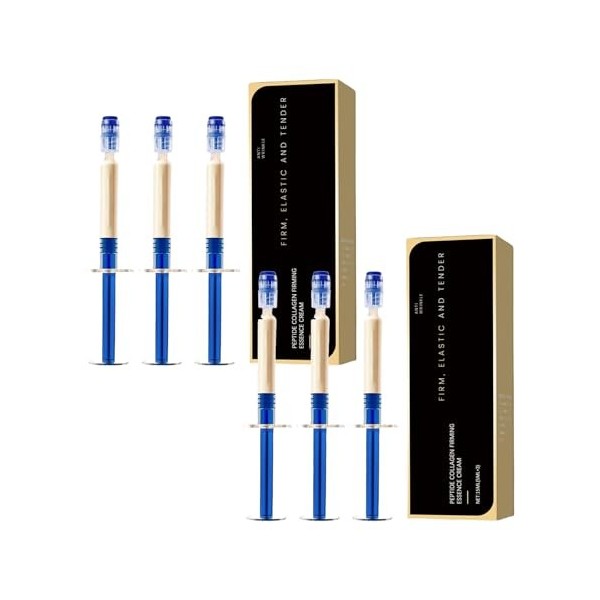 Crème raffermissante au collagène et aux peptides polypeptidiques – Hydratant micromoléculaire anti-rides pour le visage pour...