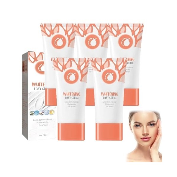 Crème éclaircissante au glutamate, nouvelle crème visage 2025 - Hydratant aux essences végétales naturelles pour tous types d...