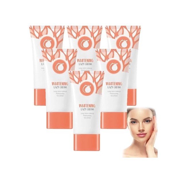 Crème éclaircissante au glutamate, nouvelle crème visage 2025 - Hydratant aux essences végétales naturelles pour tous types d...