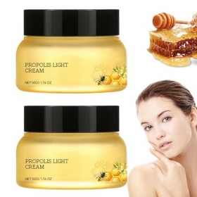 2 Pièces Crème pour Le Visage à La Gelée Royale, Crème Liftante pour Le Visage Au Venin Dabeille, Crème Hydratante Raffermis