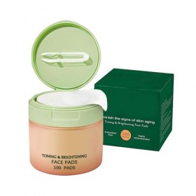 Calming Toner Pad - Tampons hydratants pour visage - Élimine les cellules mortes de la peau et les pores - La crème hydratant