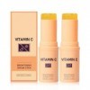 Sérum en stick à la vitamine C – Sérum visage et corps éclaircissant et hydratant, anti-taches brunes, soin anti-âge, baume c...
