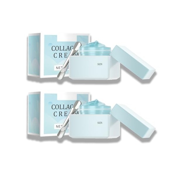 Crème repulpante de lifting électrique - Crème avancée anti-âge et amorçage pour le visage, base de maquillage profondément h...