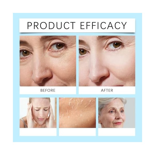 Crème repulpante de lifting électrique - Crème avancée anti-âge et amorçage pour le visage, base de maquillage profondément h...