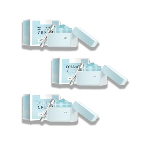 Crème repulpante de lifting électrique - Crème avancée anti-âge et amorçage pour le visage, base de maquillage profondément h...