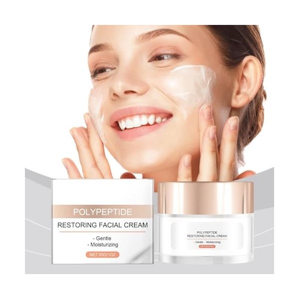 30g Crème Céramide Protection, Ceramide Concentré Crème, Anti-Sécheresse Sévère, Restaure La Barrière Cutanée 3pcs Crème Jou...