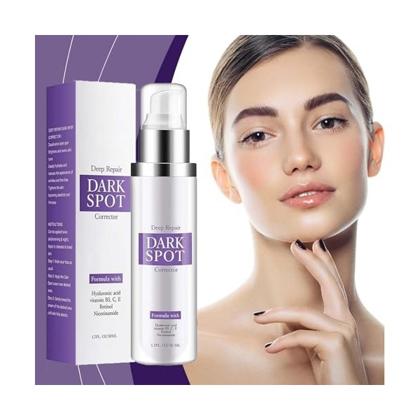 Dark Spot Correcting Glow Serum,Skin Care Coréenne,Sérum Anti Taches Brunes Visage,Whitening and Freckle Removing Essence,Ski...