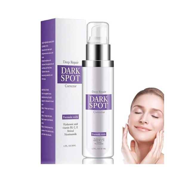 Dark Spot Correcting Glow Serum,Skin Care Coréenne,Sérum Anti Taches Brunes Visage,Whitening and Freckle Removing Essence,Ski...