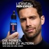 LOréal Men Expert Sérum visage anti-rides pour hommes, soin hydratant anti-âge pour peaux fatiguées et mates, sérum homme ha