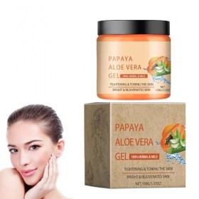 Crème Hydratante Quotidienne Papaya, 100 G Crème De Jour Et De Nuit À Laloe Vera Papaya Crèmes Blanchissantes Pour Le Visage